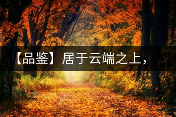 【品鑒】居于云端之上，把歲月“熟”透