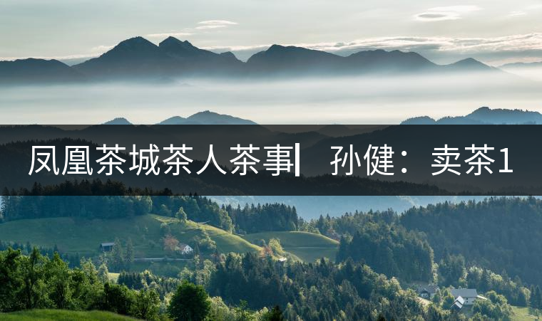 鳳凰茶城茶人茶事▏孫健：賣茶15年，對普洱茶還猶如初見