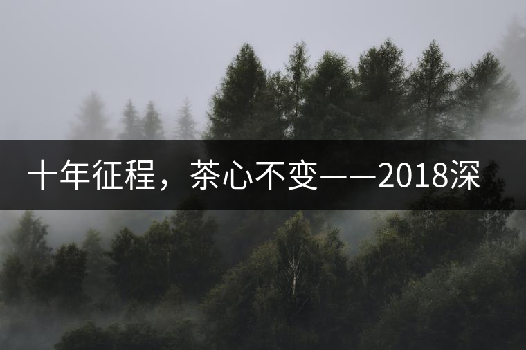 十年征程，茶心不變——2018深圳秋季茶博會12月13日隆重開幕！