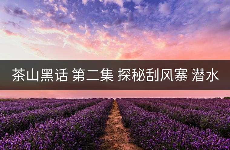 茶山黑話 第二集 探秘刮風寨 潛水打魚 野菜充饑 你向往嗎？