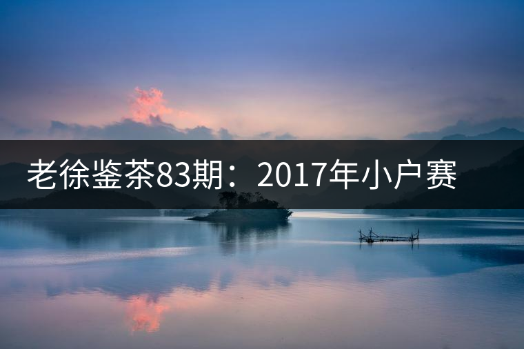 老徐鑒茶83期：2017年小戶賽普洱茶春茶品鑒報告（廣東茶友寄）