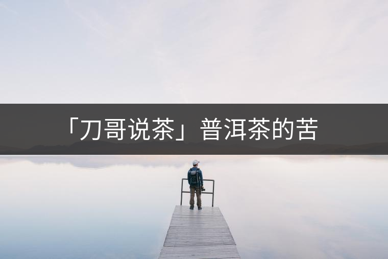 「刀哥說茶」普洱茶的苦 「刀哥說茶」普洱茶的苦