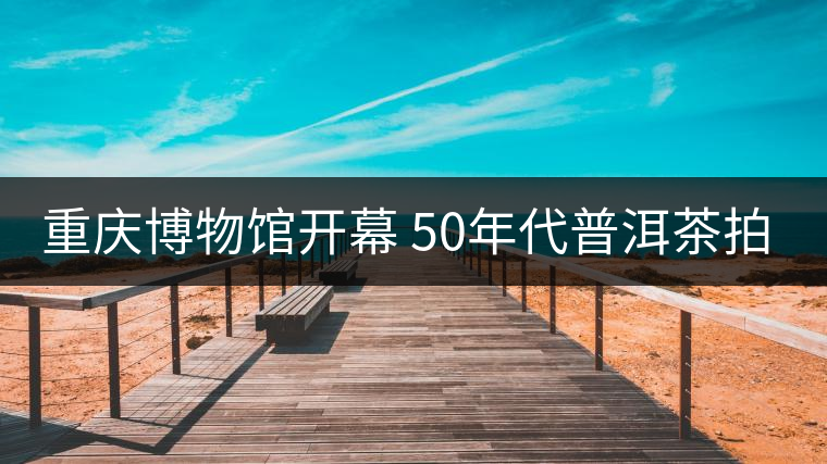 重慶博物館開幕 50年代普洱茶拍出“天價(jià)”