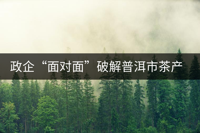 政企“面對面”破解普洱市茶產業發展“瓶頸”