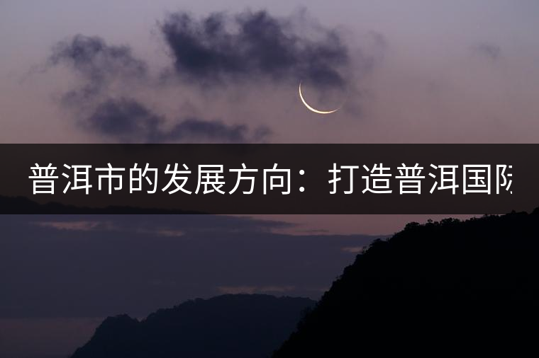 普洱市的發展方向：打造普洱國際品牌 緊盯養生健康產業