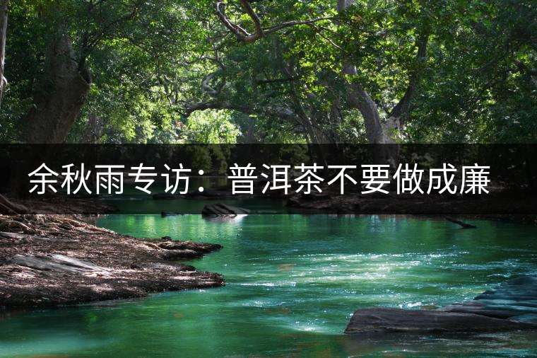 余秋雨專訪：普洱茶不要做成廉價農產品