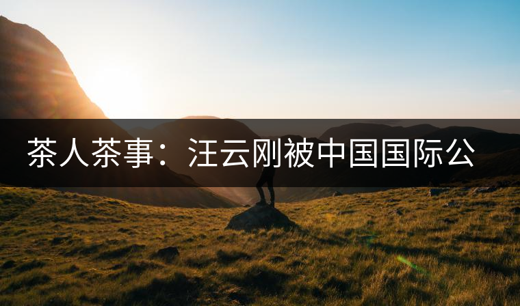 茶人茶事:汪云剛被中國國際公共關系聯合會聘為專家顧問 茶人茶事:汪云剛被中國國際公共關系聯合會聘為專家顧問