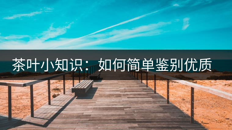 茶葉小知識：如何簡單鑒別優質普洱茶？