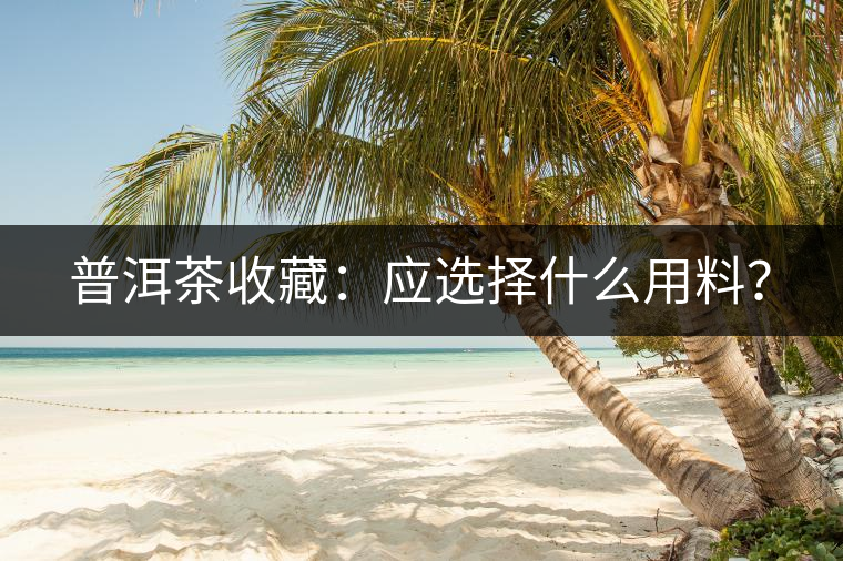 普洱茶收藏:應(yīng)選擇什么用料? 普洱茶收藏:應(yīng)選擇什么用料?