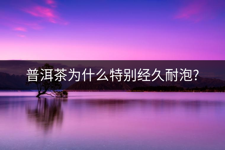 普洱茶為什么特別經(jīng)久耐泡? 普洱茶為什么特別經(jīng)久耐泡?