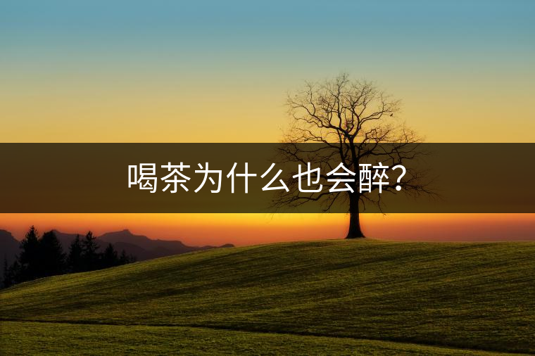 喝茶為什么也會(huì)醉? 喝茶為什么也會(huì)醉?