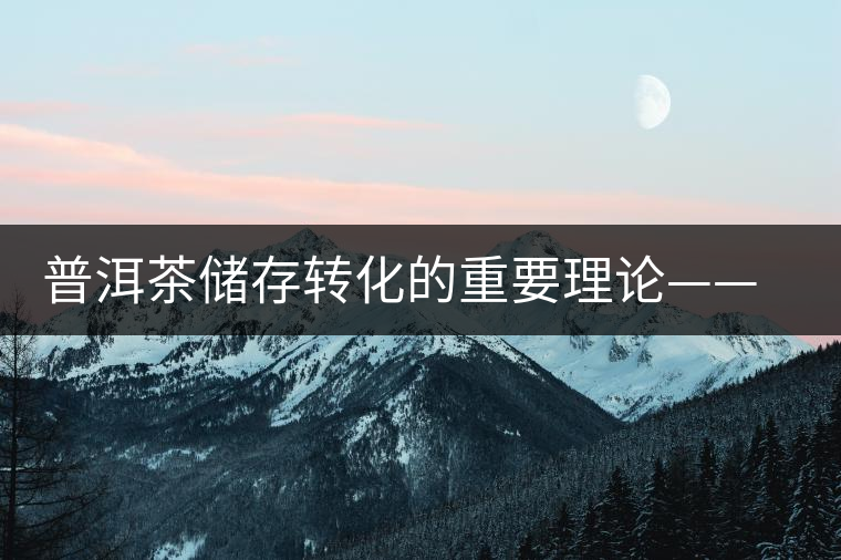 普洱茶儲存轉(zhuǎn)化的重要理論——內(nèi)發(fā)酵理論