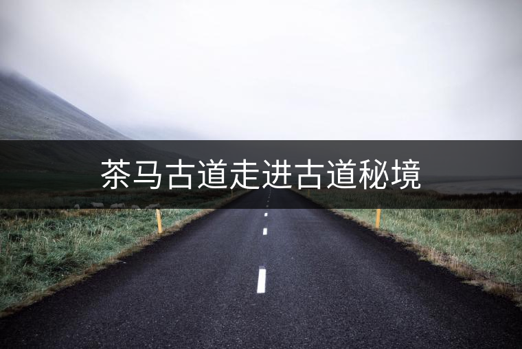 茶馬古道走進古道秘境