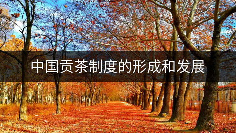 中國貢茶制度的形成和發展