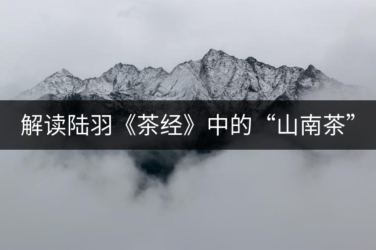 解讀陸羽《茶經》中的“山南茶” 解讀陸羽《茶經》中的“山南茶”