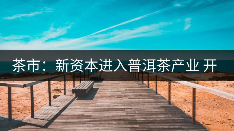 茶市：新資本進(jìn)入普洱茶產(chǎn)業(yè) 開拓大眾消費(fèi)市場(chǎng)是出路