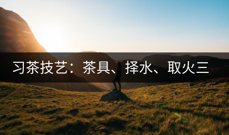 習茶技藝:茶具、擇水、取火三篇 習茶技藝:茶具、擇水、取火三篇