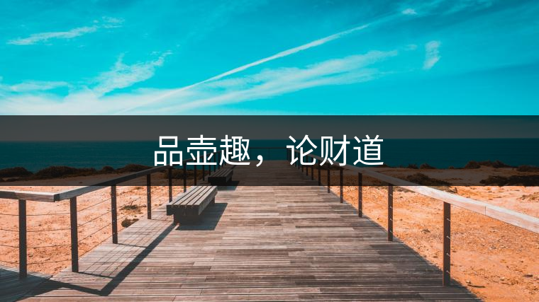 品壺趣，論財道