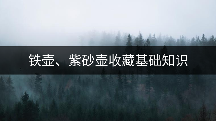 鐵壺、紫砂壺收藏基礎知識 鐵壺、紫砂壺收藏基礎知識