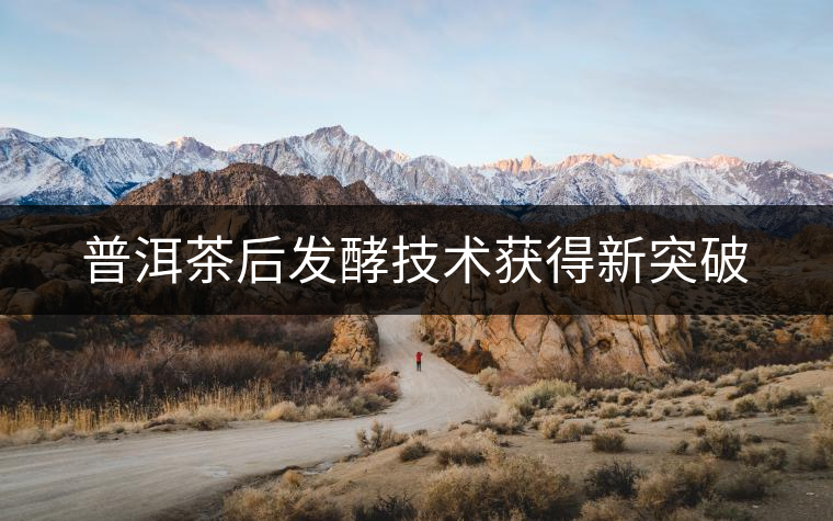 普洱茶后發酵技術獲得新突破