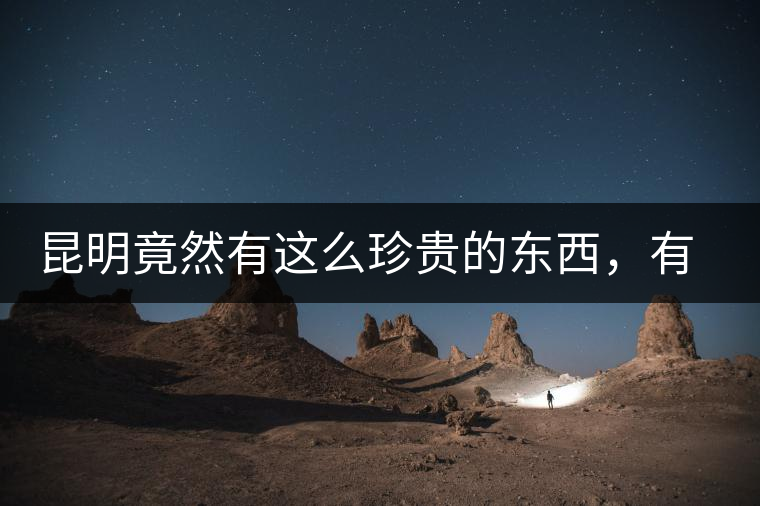 昆明竟然有這么珍貴的東西,有錢都不一定能買到 昆明竟然有這么珍貴的東西,有錢都不一定能買到