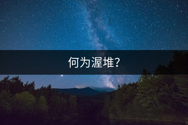 何為渥堆? 何為渥堆?