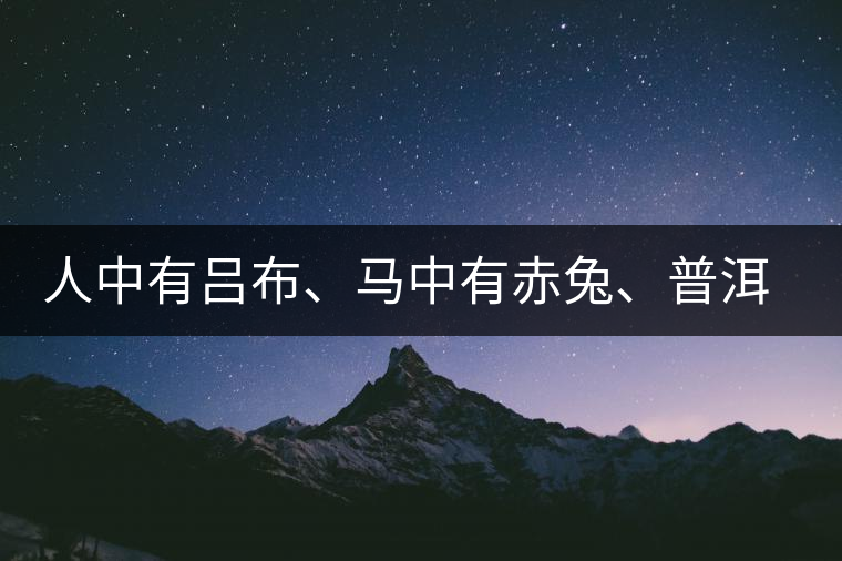 人中有呂布、馬中有赤兔、普洱中有茶化石:碎銀子! 人中有呂布、馬中有赤兔、普洱中有茶化石:碎銀子!