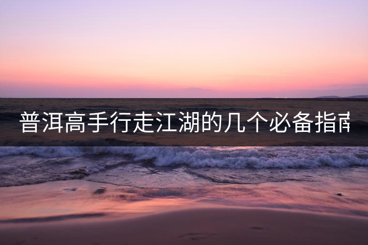 普洱高手行走江湖的幾個(gè)必備指南！