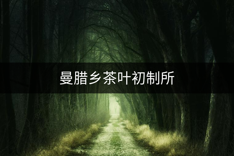 曼臘鄉茶葉初制所 曼臘鄉茶葉初制所