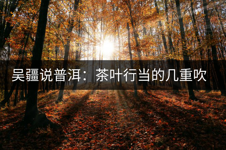 吳疆說普洱：茶葉行當的幾重吹牛境界