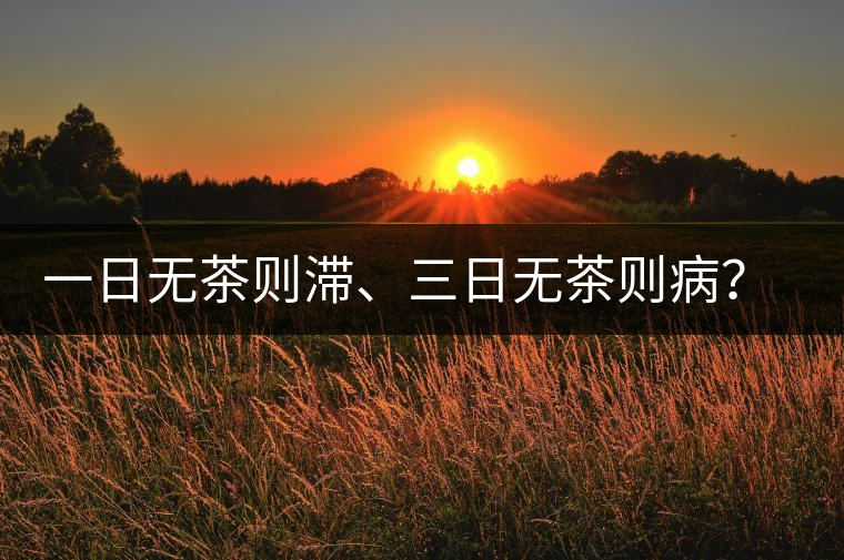 一日無茶則滯、三日無茶則病？清代普洱茶這么鼎盛？