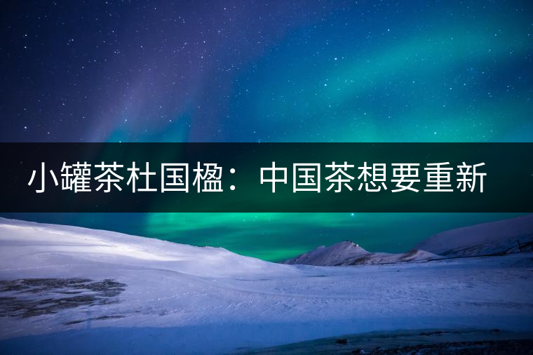 小罐茶杜國楹:中國茶想要重新走向世界,就要把用戶體驗變簡單 小罐茶杜國楹:中國茶想要重新走向世界,就要把用戶體驗變簡單