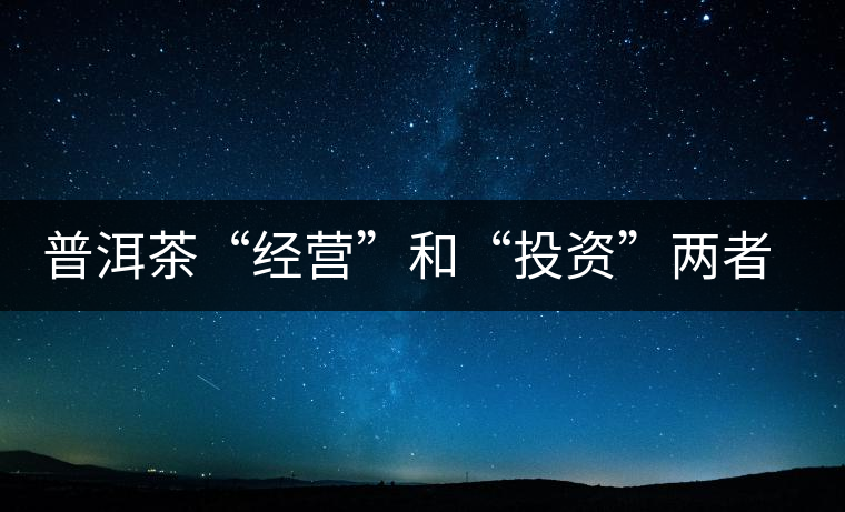 普洱茶“經營”和“投資”兩者兼顧的茶商朱寧 普洱茶“經營”和“投資”兩者兼顧的茶商朱寧