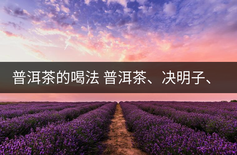 普洱茶的喝法 普洱茶、決明子、枸杞、可以一起喝嗎? 普洱茶的喝法 普洱茶、決明子、枸杞、可以一起喝嗎?