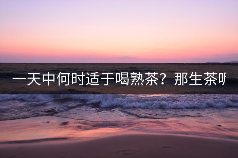 一天中何時適于喝熟茶?那生茶呢? 一天中何時適于喝熟茶?那生茶呢?