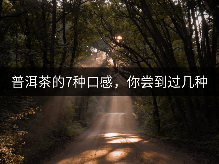 普洱茶的7種口感，你嘗到過幾種？