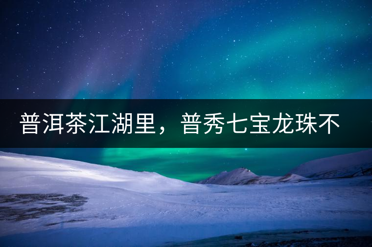 普洱茶江湖里,普秀七寶龍珠不是傳說 普洱茶江湖里,普秀七寶龍珠不是傳說