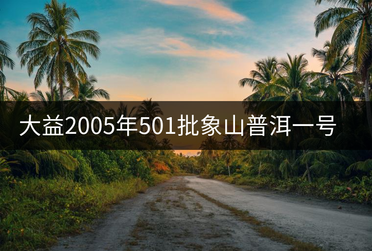 大益2005年501批象山普洱一號品評 大益2005年501批象山普洱一號品評