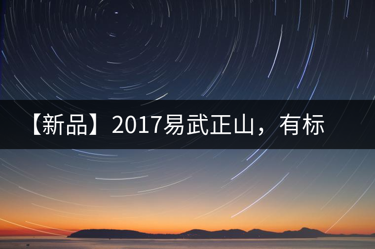 【新品】2017易武正山，有標準，才能經典延續！