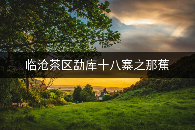 臨滄茶區勐庫十八寨之那蕉 臨滄茶區勐庫十八寨之那蕉