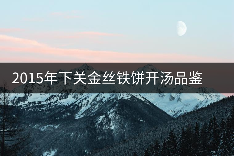 2015年下關金絲鐵餅開湯品鑒:香氣高揚、滋味綿和 2015年下關金絲鐵餅開湯品鑒:香氣高揚、滋味綿和