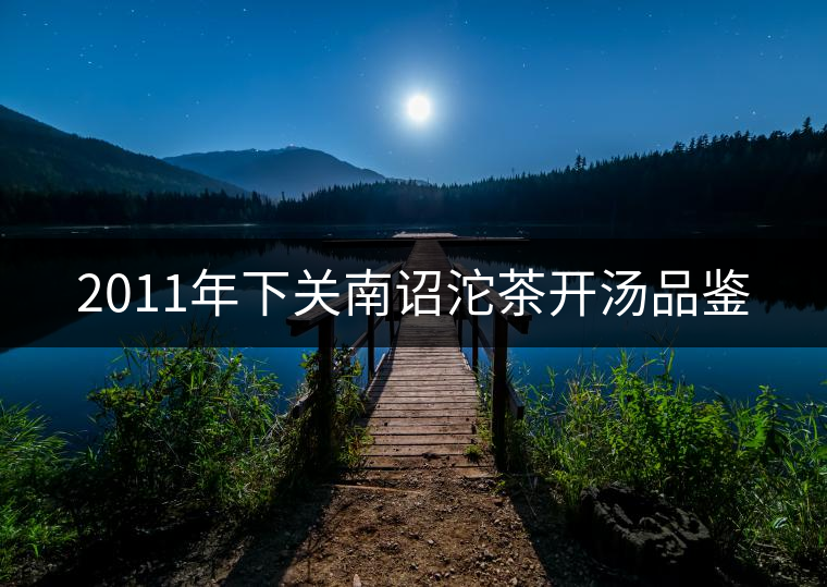 2011年下關(guān)南詔沱茶開湯品鑒 2011年下關(guān)南詔沱茶開湯品鑒