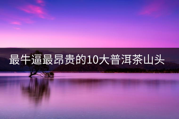 最牛逼最昂貴的10大普洱茶山頭，你造嗎？