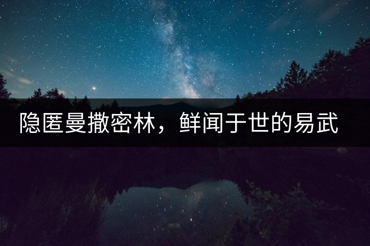 隱匿曼撒密林，鮮聞?dòng)谑赖囊孜湟簧饶ス艠?shù)茶