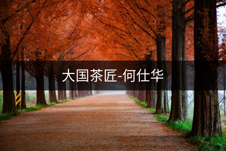 大國茶匠-何仕華 大國茶匠-何仕華