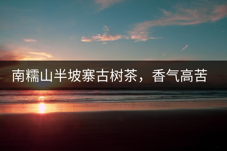 南糯山半坡寨古樹茶,香氣高苦味淡甜味重 南糯山半坡寨古樹茶,香氣高苦味淡甜味重