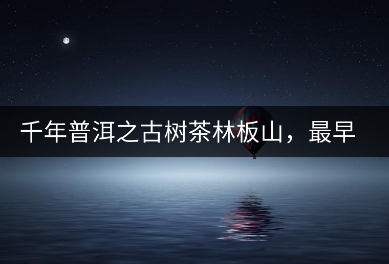 千年普洱之古樹茶林板山，最早的貢茶產地和皇家茶園