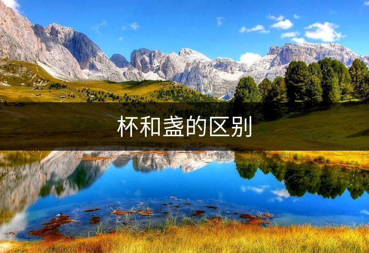 杯和盞的區別 杯和盞的區別
