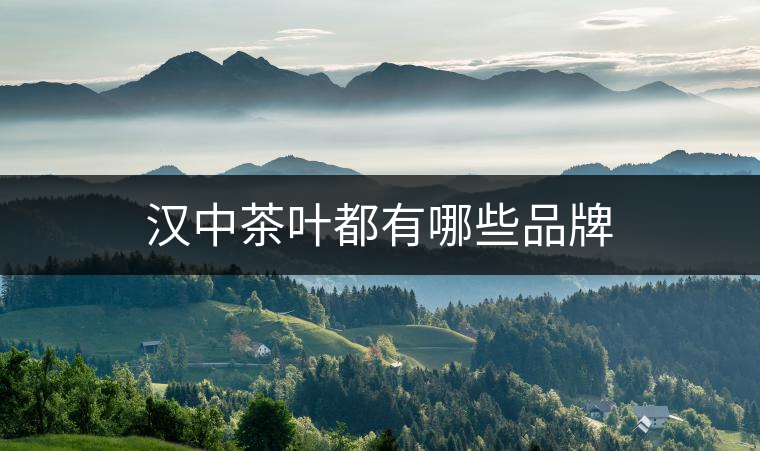 漢中茶葉都有哪些品牌 漢中茶葉都有哪些品牌