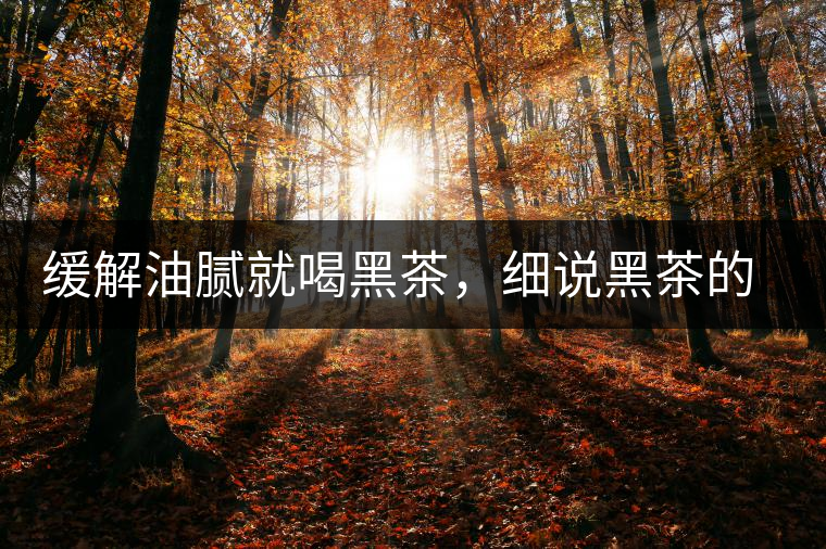 緩解油膩就喝黑茶,細說黑茶的功效和好處 緩解油膩就喝黑茶,細說黑茶的功效和好處